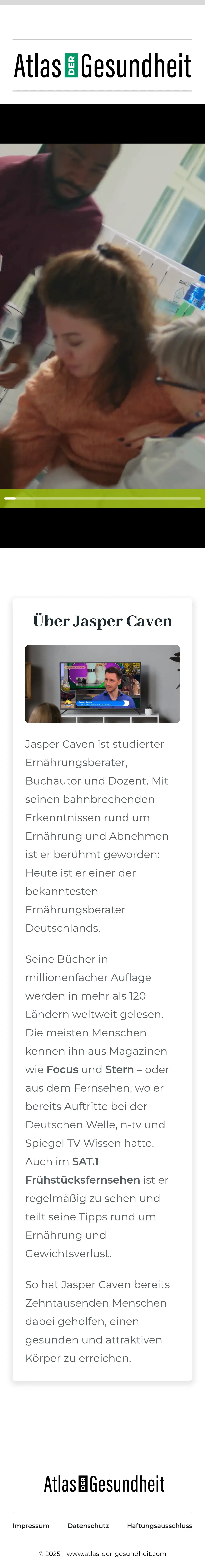 Jasper Caven: Sanamana Leberkur – Atlas der Gesundheit