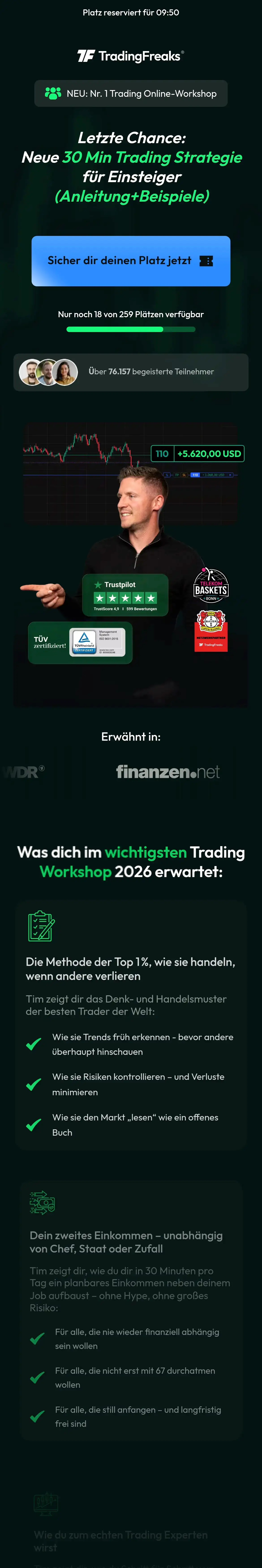 TradingFreaks: Wenn ich HEUTE nochmal mit TRADING starten würde, würde ich diese ANLEITUNG 1:1 sofort umsetzen