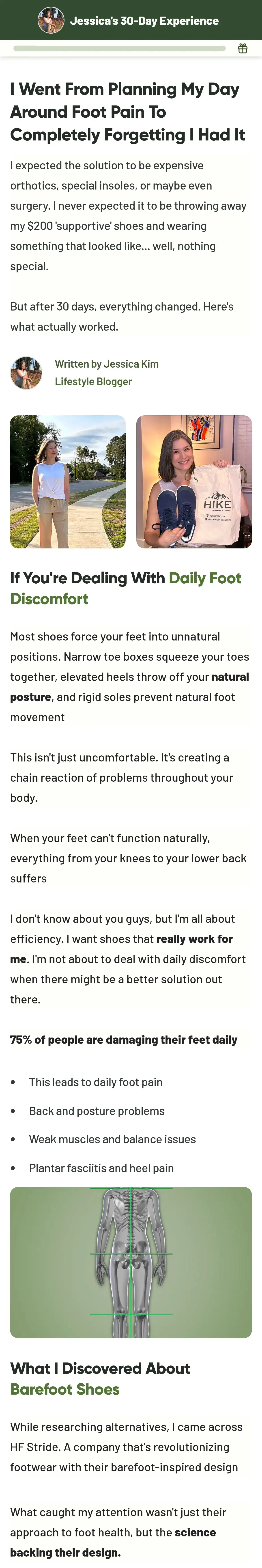 Your Health Journal: From Foot Pain Victim to Pain-Free in 30 Days (It Wasn't What I Expected)