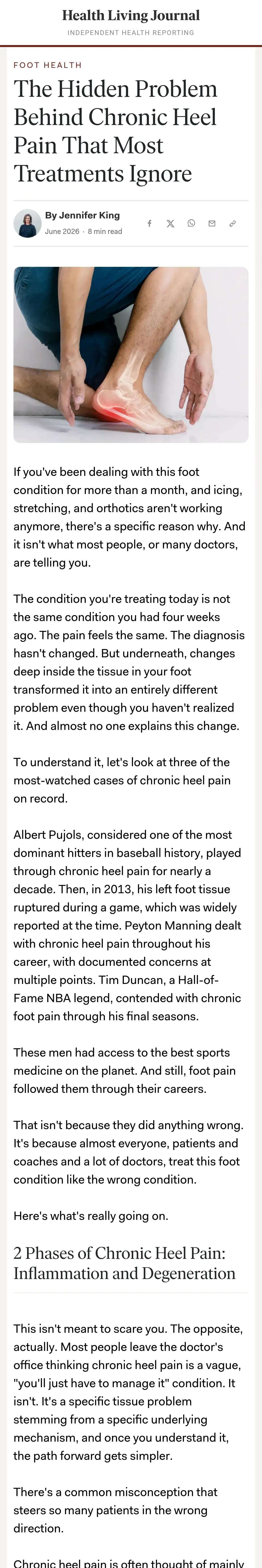 Koprez: The Hidden Problem Behind Chronic Heel Pain That Most Treatments Ignore