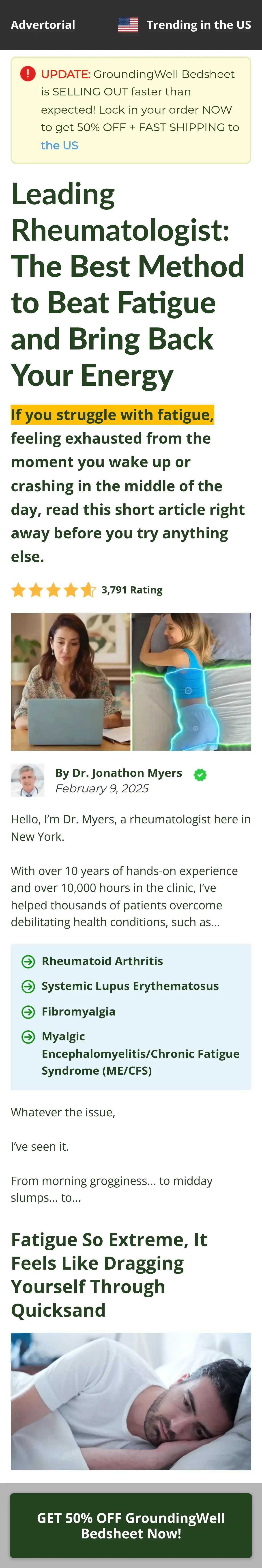 Amber Hayes: Leading Rheumatologist: The Best Method to Beat Fatigue and Bring Back Your Energy