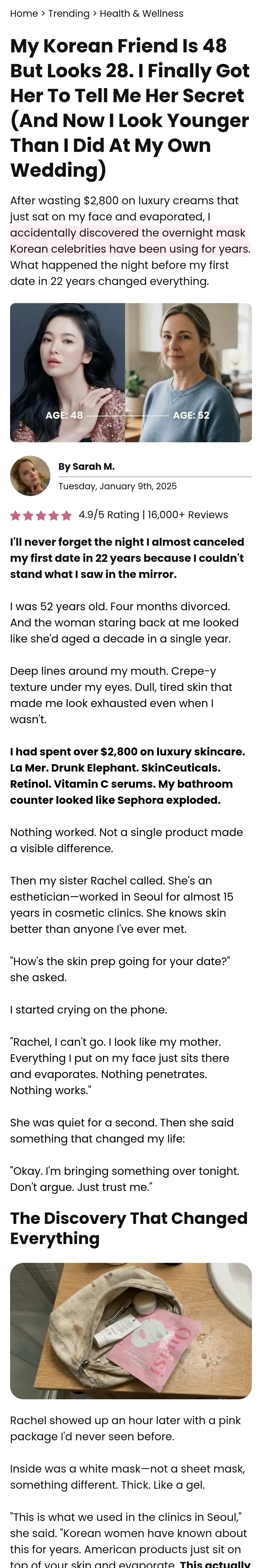 Quasi: My Korean Friend Is 48 But Looks 28. I Finally Got Her To Tell Me Her Secret (And Now I Look Younger Than I Did At My Own Wedding)