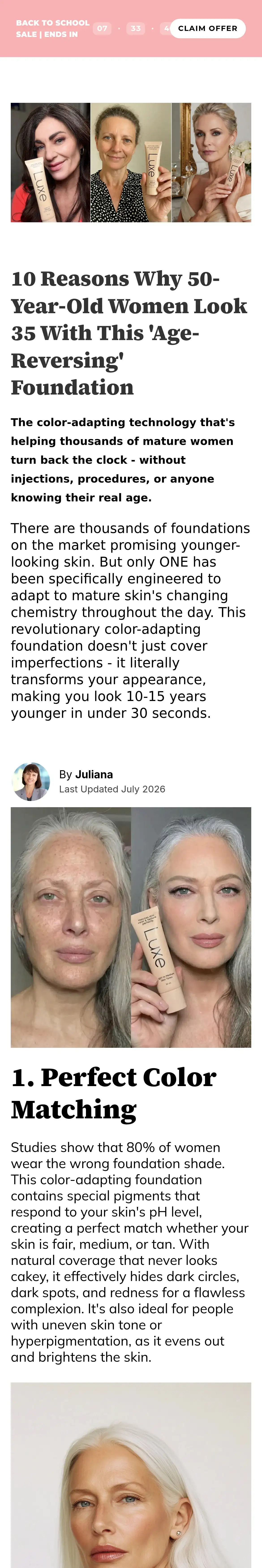 Korean Beauty Insider: 10 Reasons Why 50-Year-Old Women Look 35 With This 'Age-Reversing' Foundation