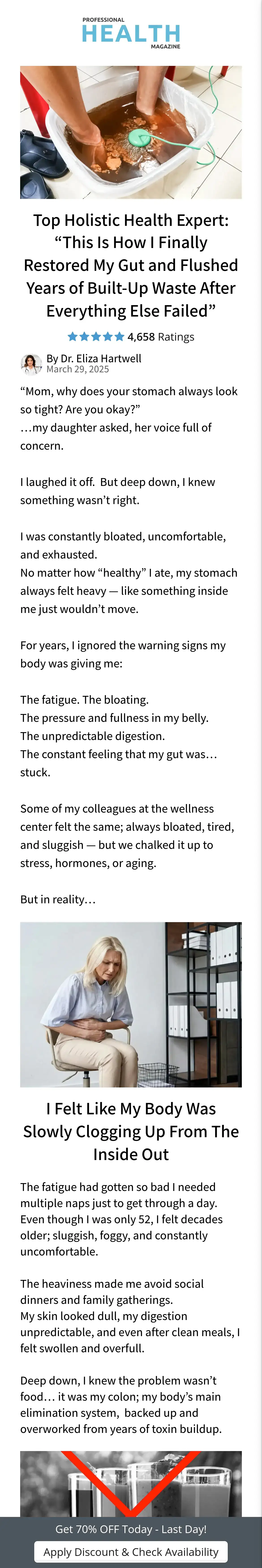 Maya Winslow: Top Holistic Health Expert: “This Is How I Finally Restored My Gut and Flushed Years of Built-Up Waste After Everything Else Failed”